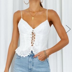 Hello Molly top, size M, worn once/like new